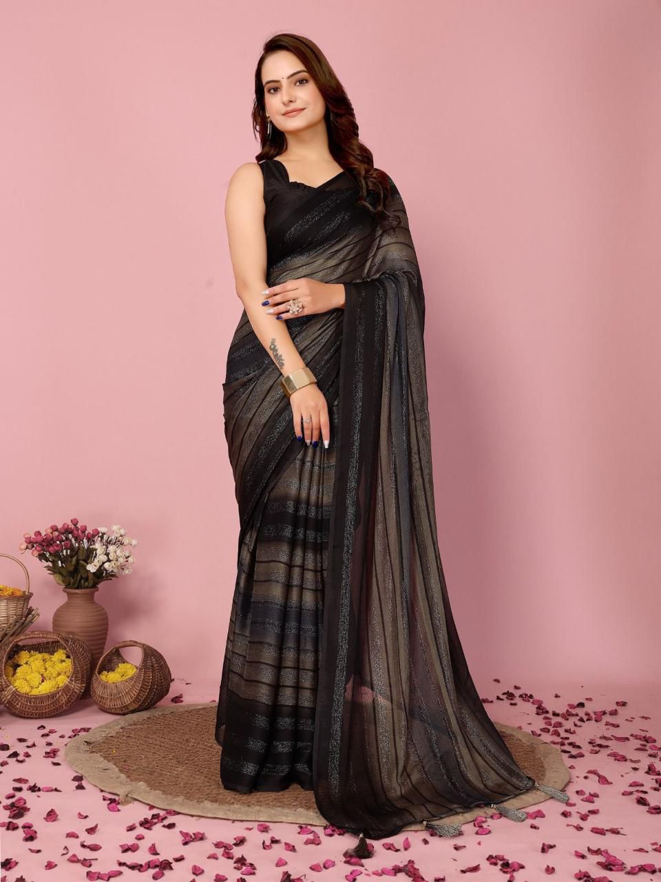PRESENT NEW READY TO WEAR 1 MIN SAREE