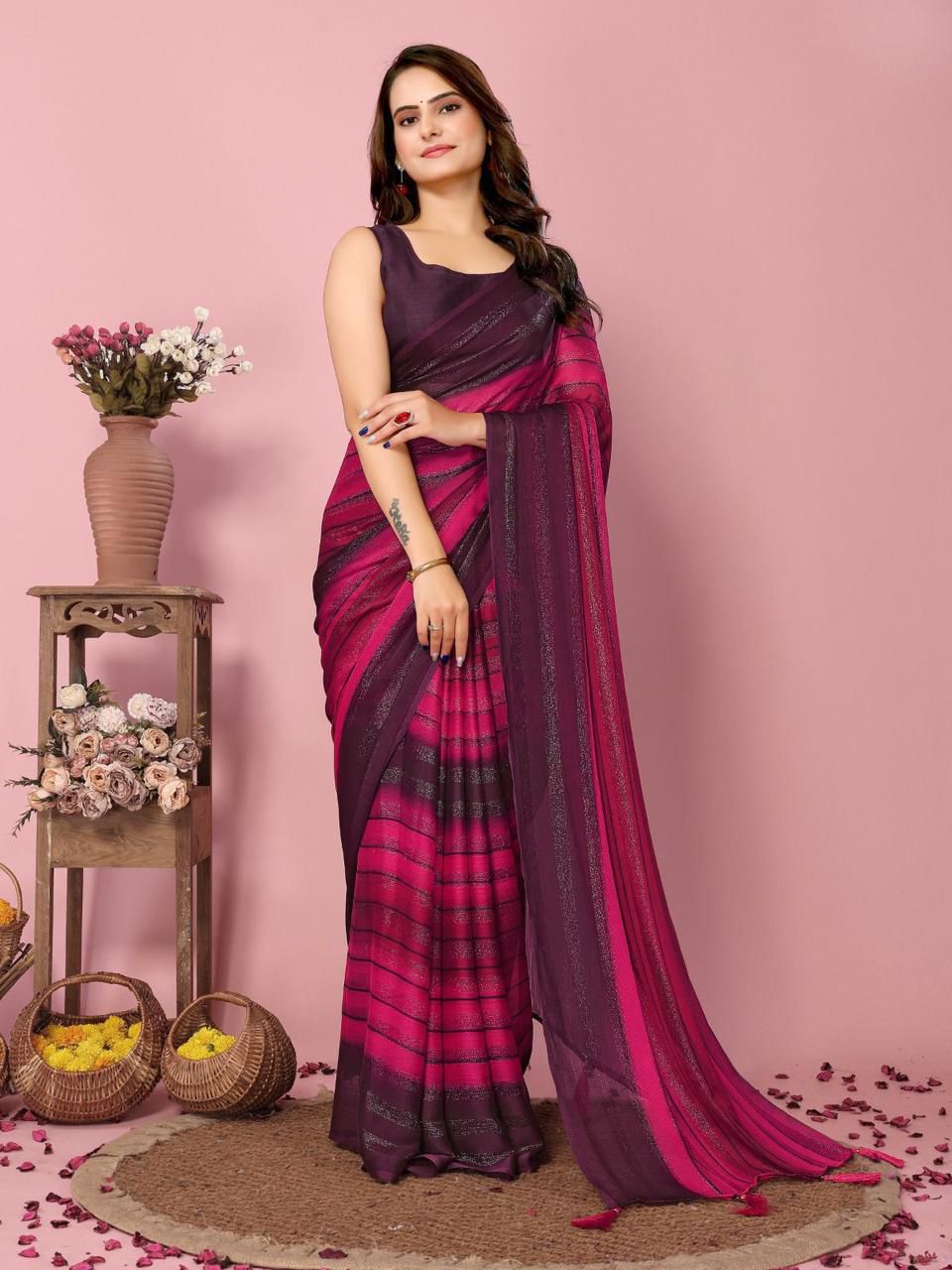 PRESENT NEW READY TO WEAR 1 MIN SAREE