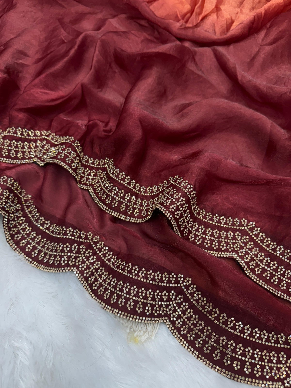 New Designer Style Shaded Saree