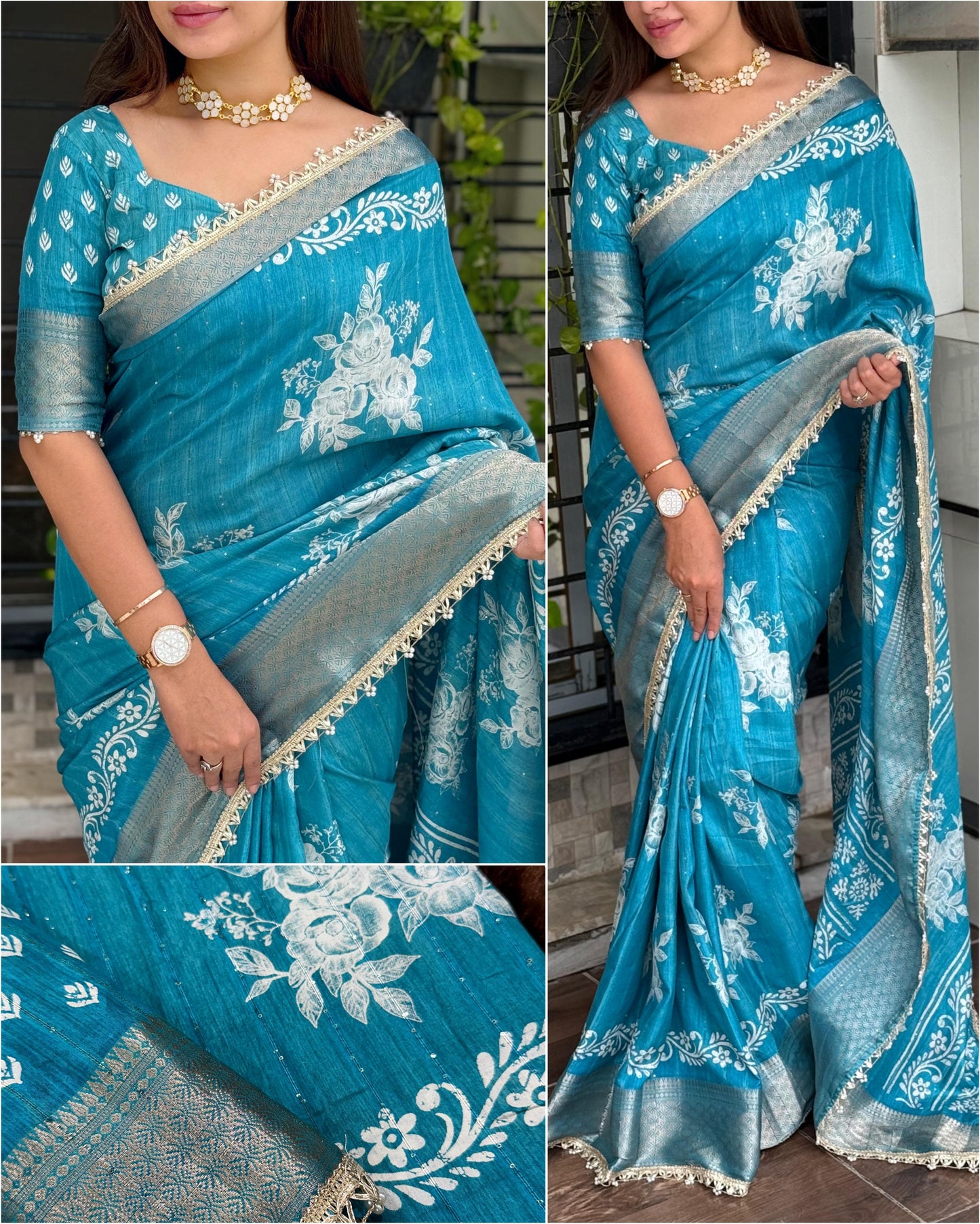 Muslin Cotton Designer Printed Beauty