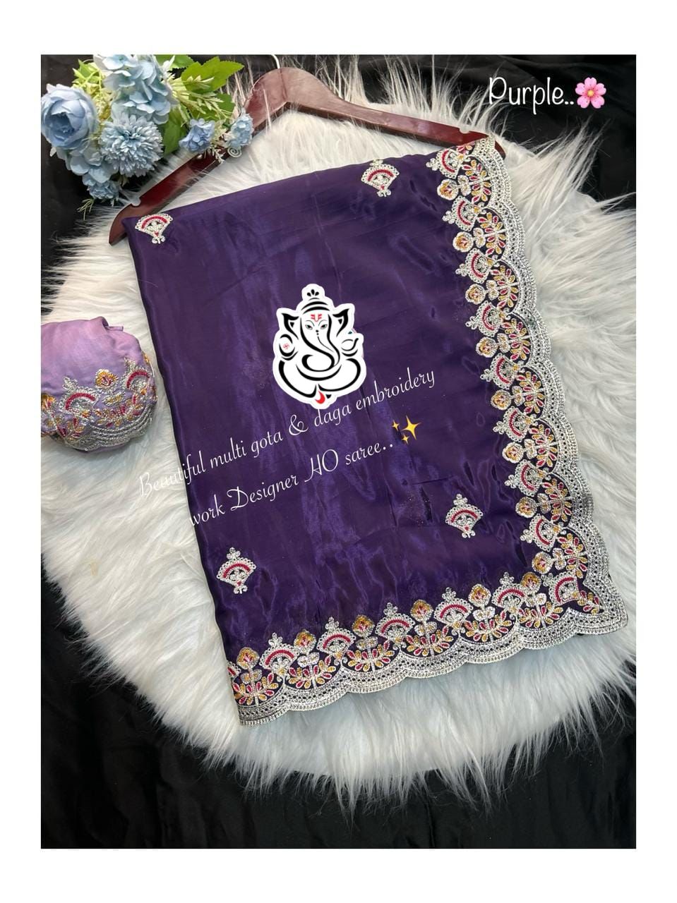 Pure H.O. Silk Premium Quality Smooth Texture Saree