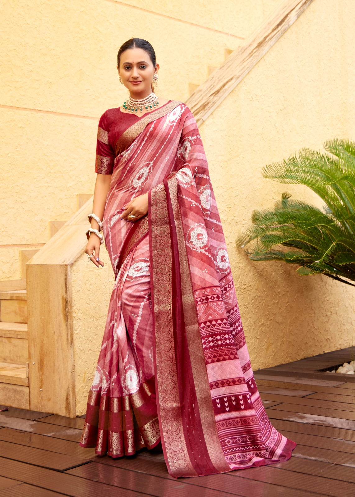 Premium Soft Silk Saree With Jacquard Border