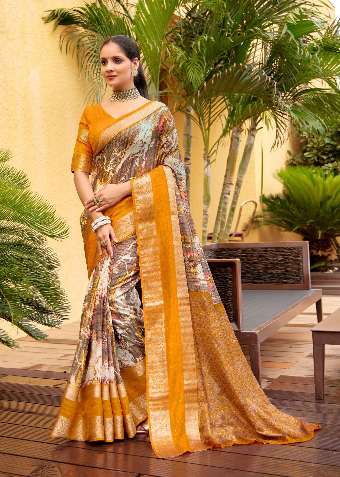 Premium Soft Silk Saree With Jacquard Border