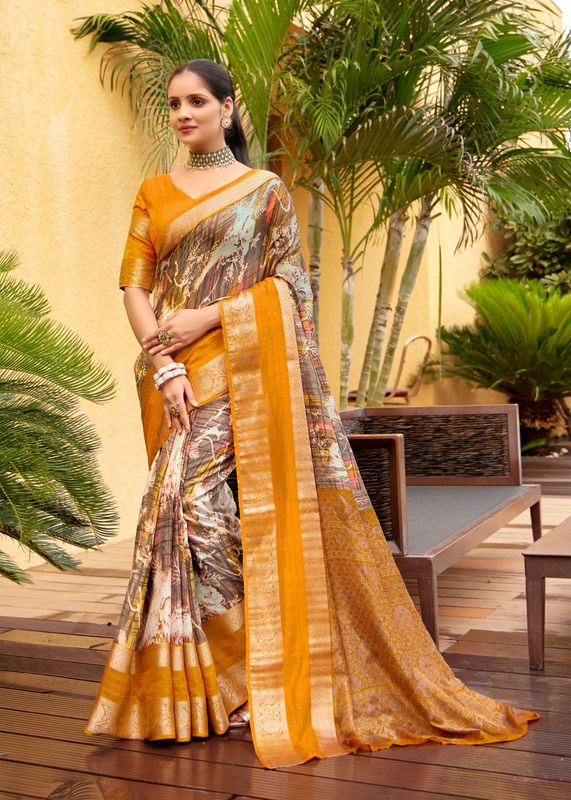 Premium Soft Silk Saree With Jacquard Border