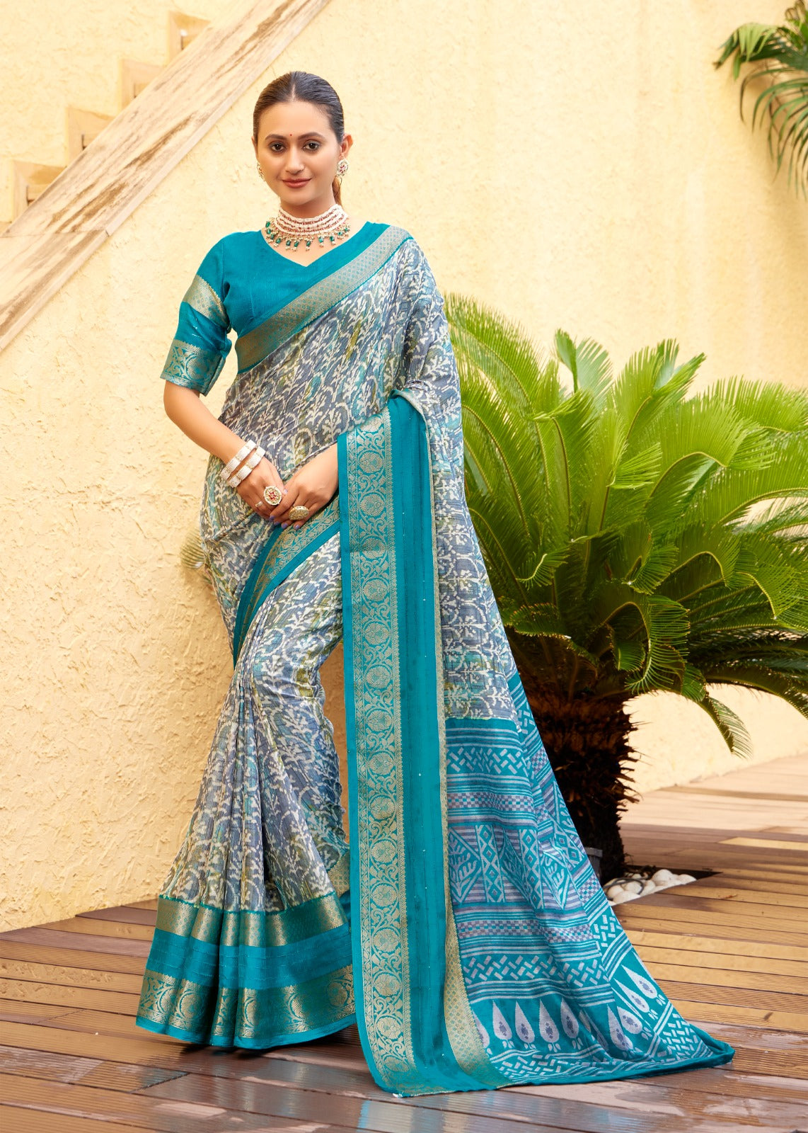Premium Soft Silk Saree With Jacquard Border