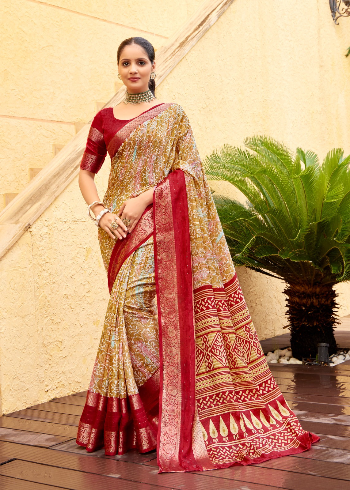 Premium Soft Silk Saree With Jacquard Border
