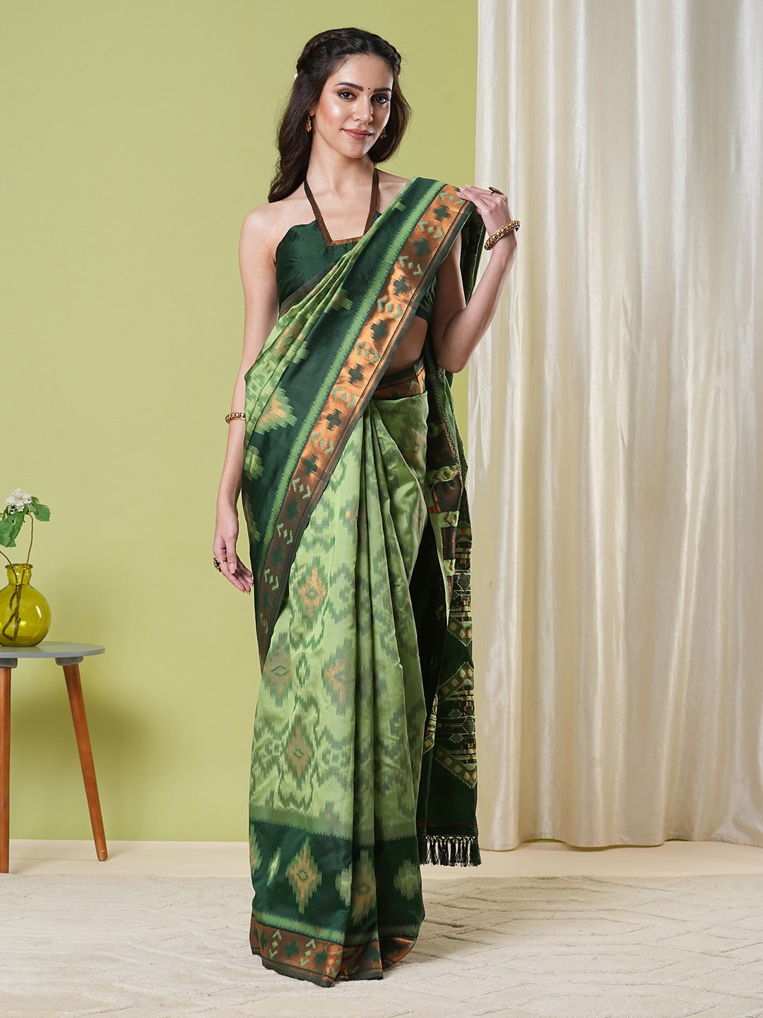 Premium Handloom Weaving Silk Saree