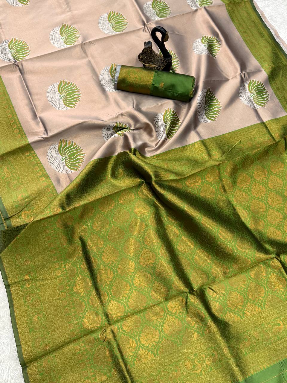 Banarasi Soft Silk Saree with Rich Traditional Weave