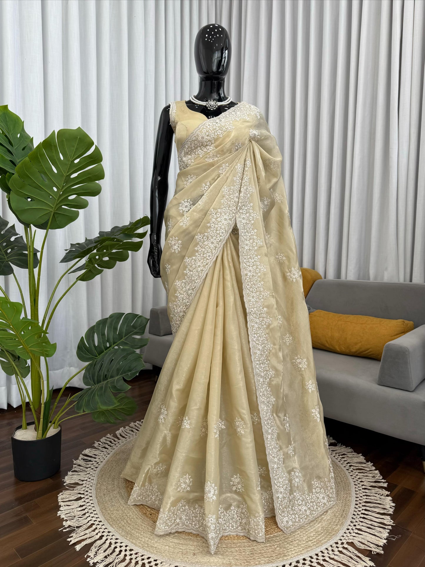 Premium Jimmy Chu Saree Set Elegance in Every Thread