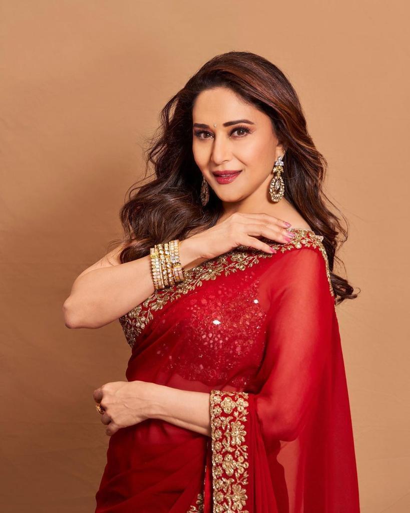 Premium Embroidered Georgette Saree with Zari & Sequin