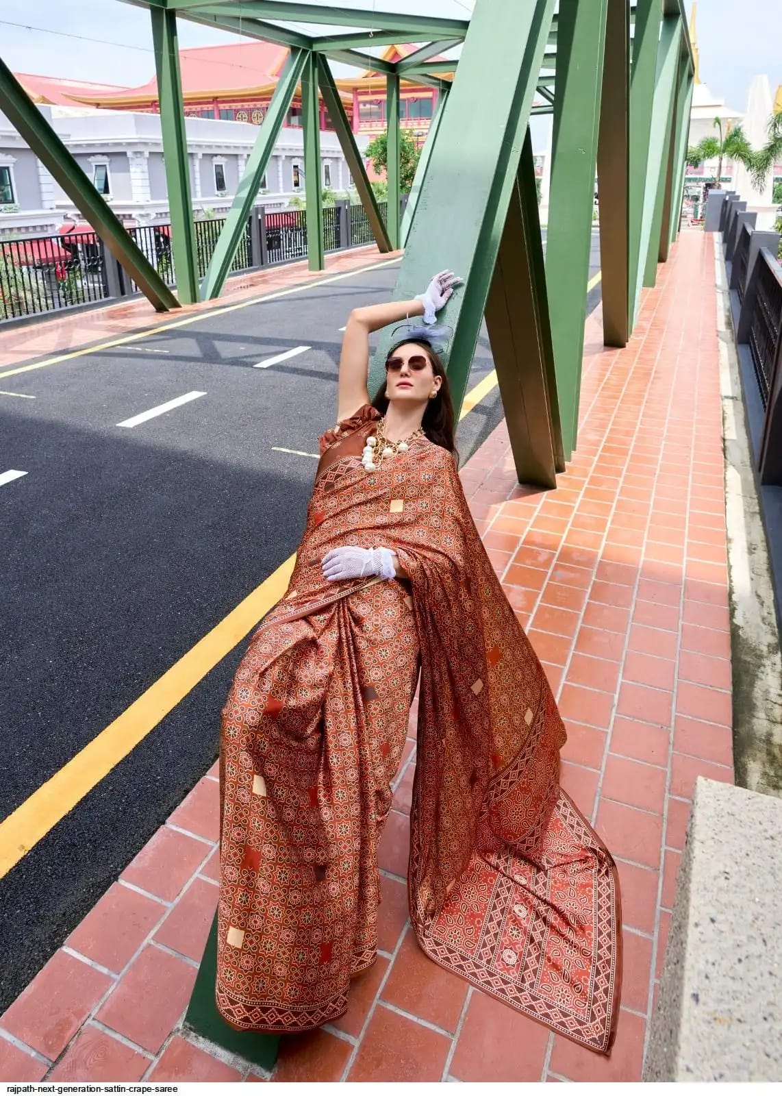 Premium Satin Silk Saree With Unstich Blouse