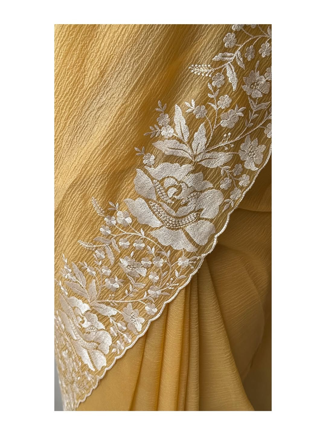 Premium Pure Candy Crush Fabric Saree