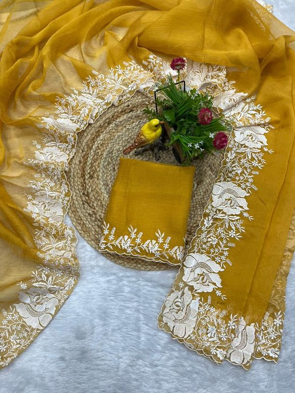 Premium Pure Candy Crush Fabric Saree