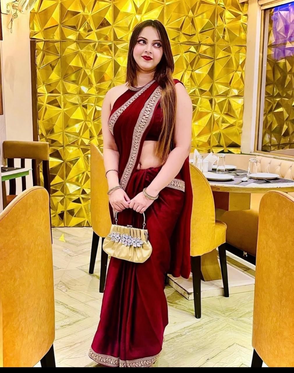 Enchanting Yet Breathable fox chinon Sarees