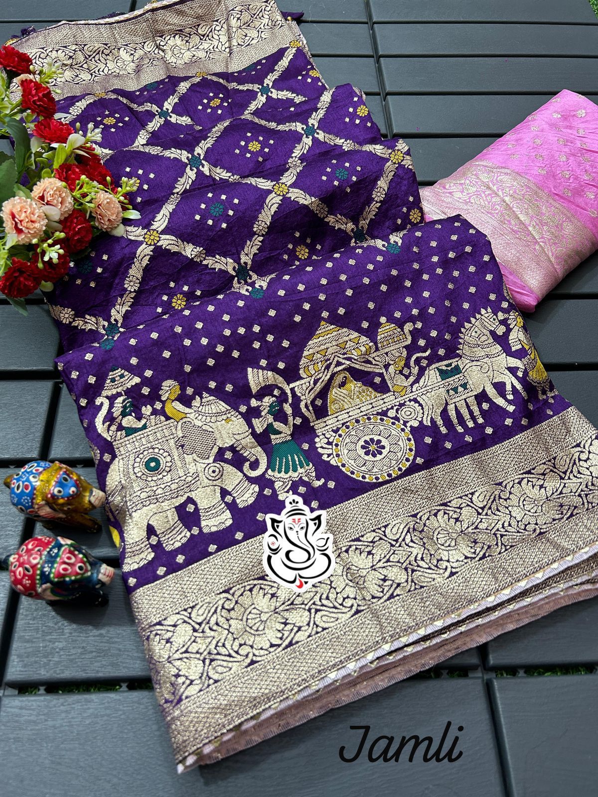 *beautiful color combination Saree for all ladies