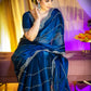 Premium Jimmy Choo Handcrafted Khatli Cut Dana Work Saree