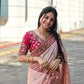 Premium Soft Rangoli Silk Saree with Sequins & Dori Embroidery Work