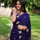 Premium Fandy Satin Blouse with Exquisite Khatli Brits Work