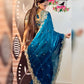 Luxe Fendy Satin Saree with 3mm Sequin Embroidery & Heavy Border