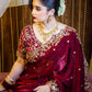Luxe Fendy Satin Saree with 3mm Sequin Embroidery