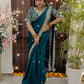 Luxe Fendy Satin Saree with 3mm Sequin Embroidery