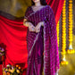 Premium Space Silk with Beads Work & Handwork Saree