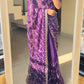 Premium Fendy Satin Dual Shade Saree with Multi Sequence Embroidery