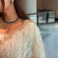 Premium Space Silk with Beads Work Saree