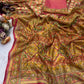 Premium Chosmo Silk Katdana & Diamond Handwork Designer Saree