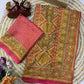 Premium Chosmo Silk Katdana & Diamond Handwork Designer Saree