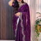 Premium Two-Tone Fandy Chiffon Saree