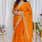 Premium Jimmy Choo Handcrafted Khatli Cut Dana Work Saree