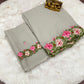 A beautiful pastel range saree featuring intricate multi-thread work. - Lookcollection