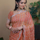 Luxurious Glam Handwork Saree Premium Space Silk with Beads Work