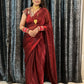 Party Wear Fendy Silk Saree Beads Work Stitch Blouse