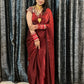 Party Wear Fendy Silk Saree Beads Work Stitch Blouse