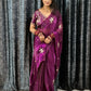 Premium Fandy Silk Saree with Heavy Beads Work