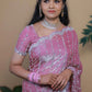 Luxurious Glam Handwork Saree Premium Space Silk with Beads Work