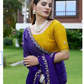 Premium Pure Soft Crunchy Saree with All-Over Handwork & Satin Blouse