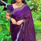 Premium Two-Tone Fandy Chiffon Saree