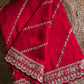 Beautiful Designer Saree on Chinon Fabric