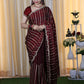 Premium Space Silk with Beads Work & Handwork Saree