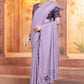 Crush Work and Hand Calcutta Butti Contrast Saree