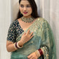 Royal Shaded Frendy Chiffon Sequins Embroidered Saree