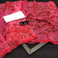 Soft pure orangaza handwork saree - Lookcollection