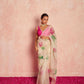 Added  a new color in superhit floral handwork saree collection by Nice Creation...