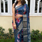 Pure Dola silk with jequrd butti in all over saree *boder same as originall boder only