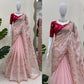 Looking some one for this same colour beautiful Designer Saree on Zimmy Chu Febric with Thred & Sequnce wok and Blouse on Mono Benglori silk Febric With Thred & Sequnce work.