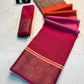 Beautiful rekko silk sarees with all over floral design along with contrast weaving border