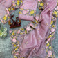Exclusive Designer saree on Banarasi Crush Fabric